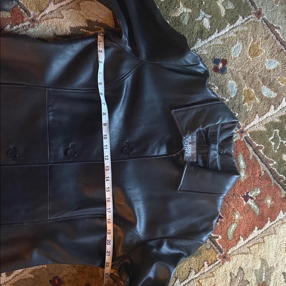 Wilsons Leather Black Jacket - Picture 6 of 12